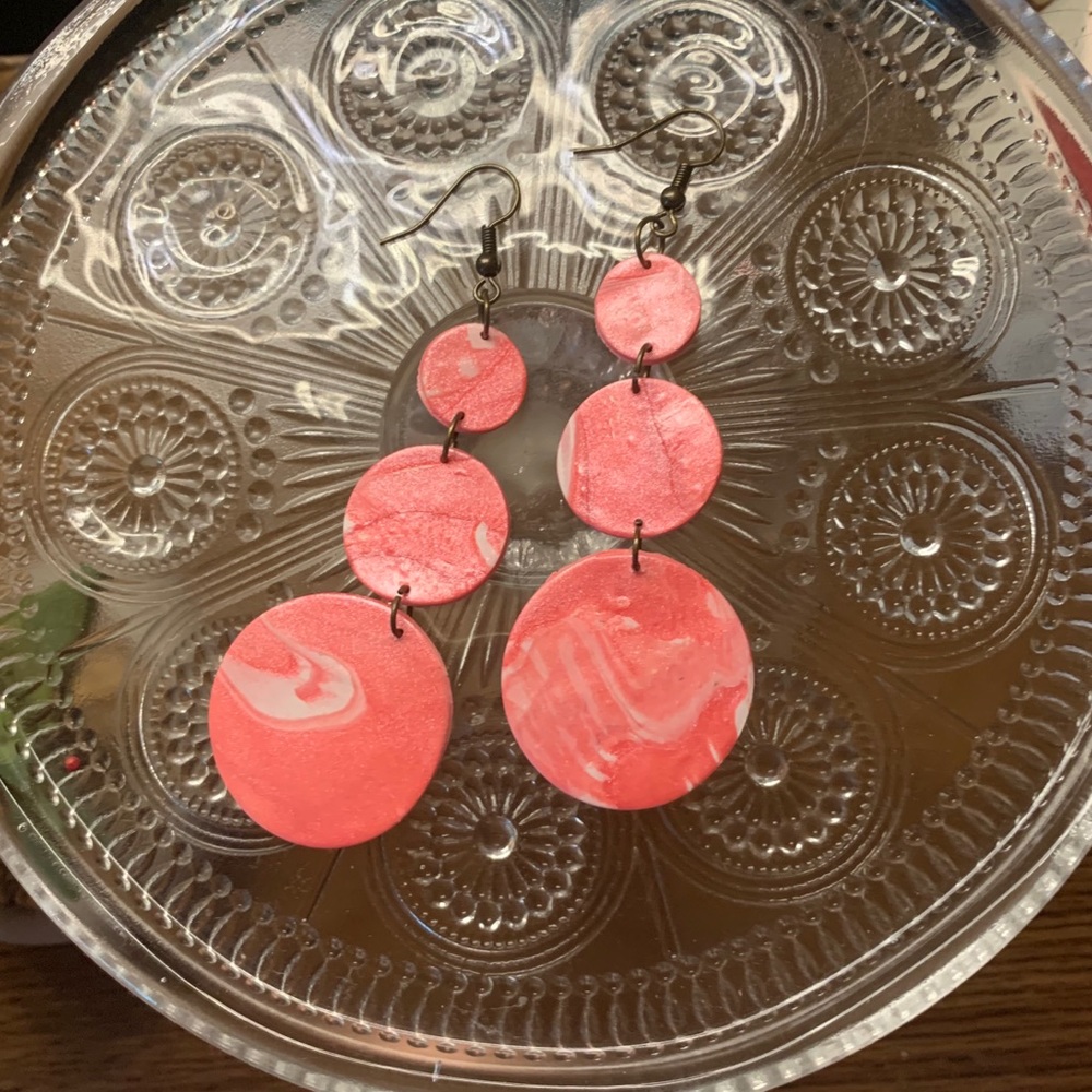 Handcrafted earrings.